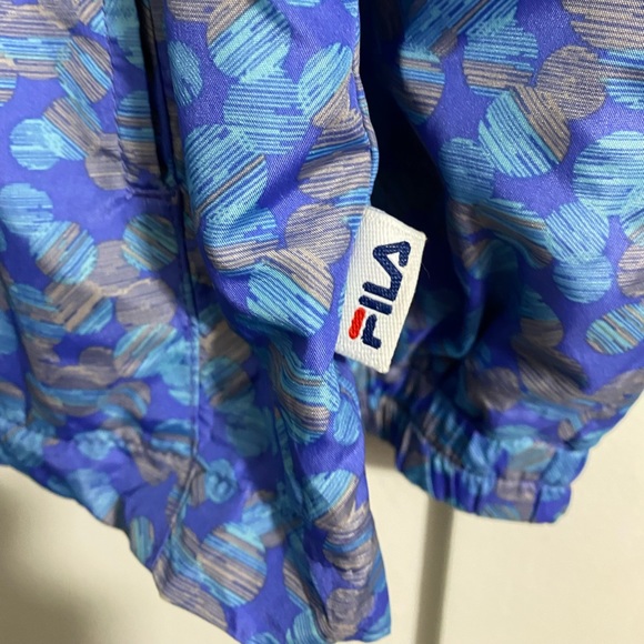 90s Vintage Retro FILA Jacket Blue Zip Up Size M/L - Picture 7 of 17